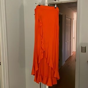 Wrap skirt, very long